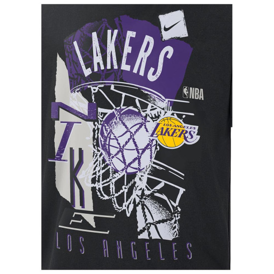 Nike Ανδρική κοντομάνικη μπλούζα Los Angeles Lakers Courtside NBA Vintage T-Shirt